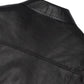 Black Classic Lambskin Leather Trucker Jacket