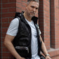 Stylish Genuine leather multi-pocket vest