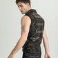 Belted Vegetable Tanned Goatskin Vest with Beads