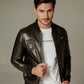 Classic Embroidered Vegetable Tanned Baseball Jacket
