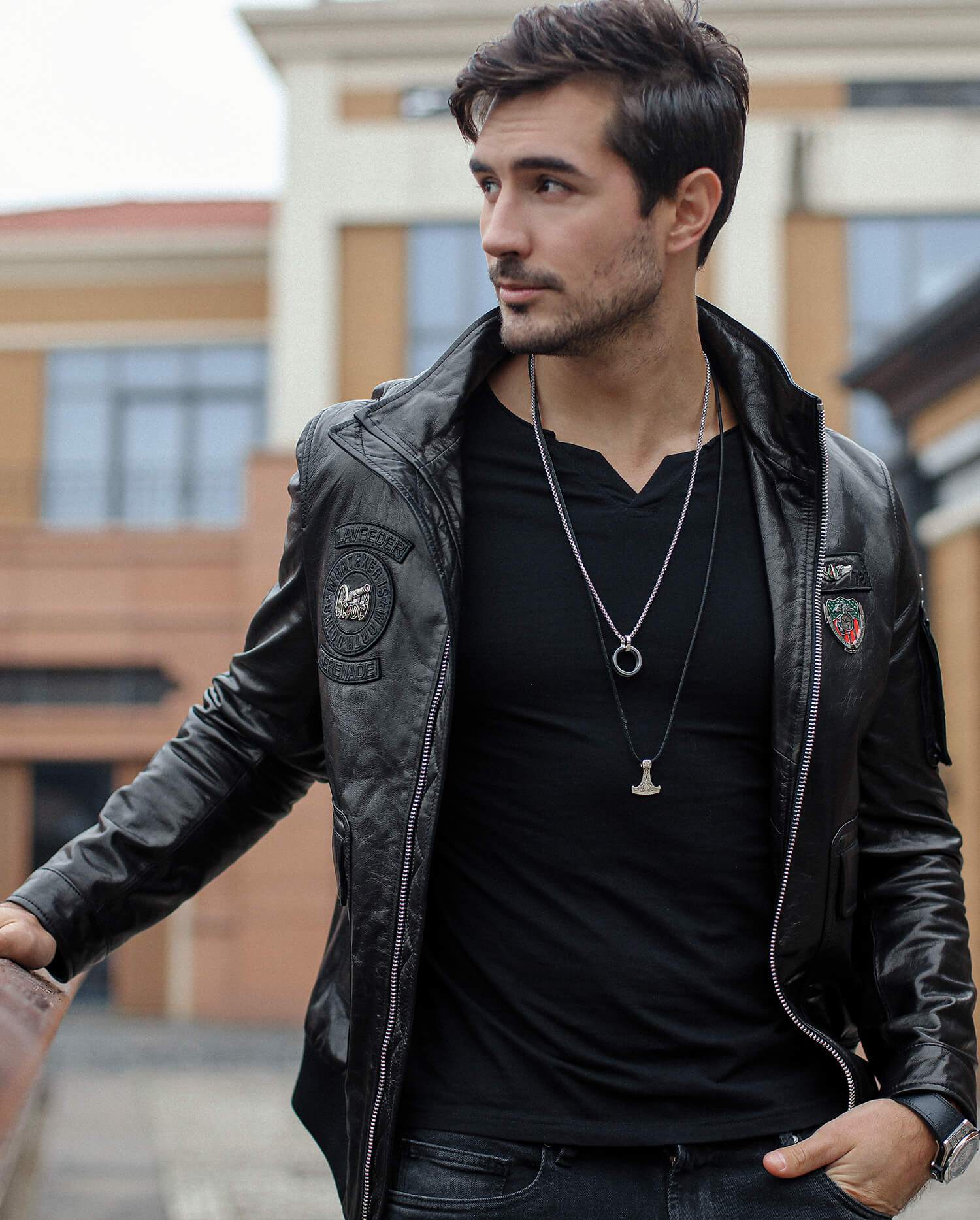 Romano Italian Calfskin Leather Jacket | Overland